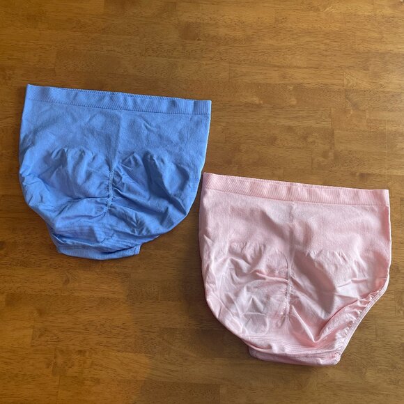 NWOT Set of 2 - Size 2XL Maidenform purple pink tummy control briefs - Picture 2 of 11